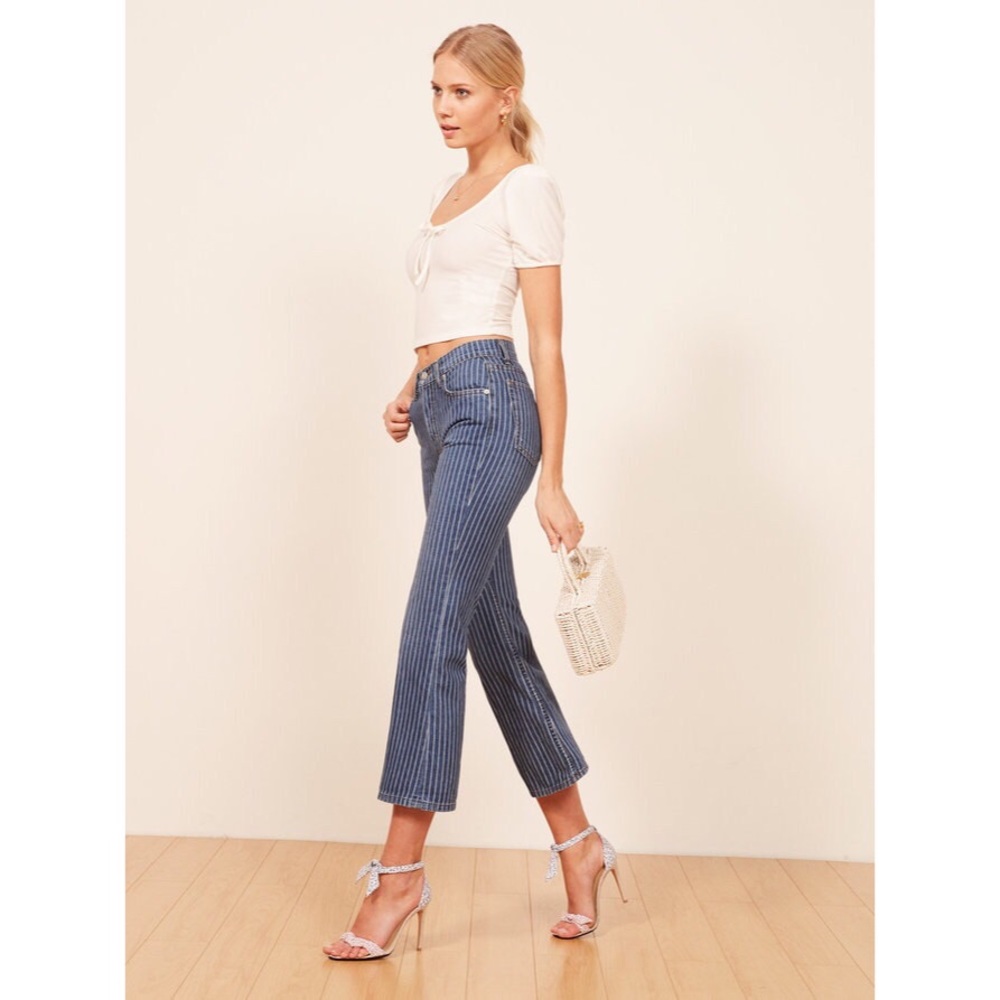 Reformation Mid Crop Flare Jean 27/28